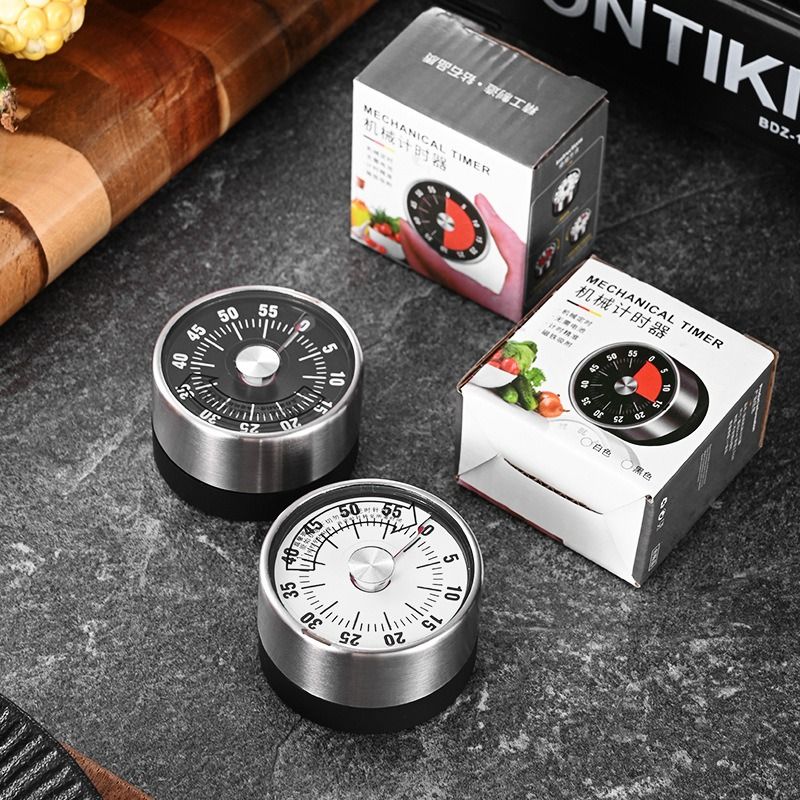 Kitchen timer Refrigerator sticker mechanical magnetic timer countdown alarm clock for students