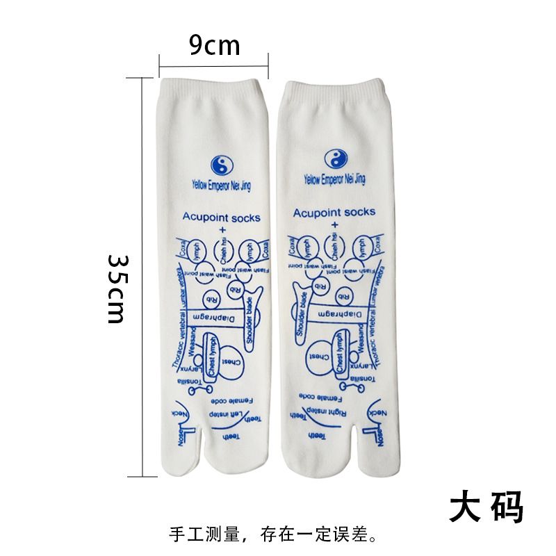 English version acupoint massage Healthcare main and collateral channels Socks Foot therapy sole Foot therapy massage Foot sole Acupoint socks