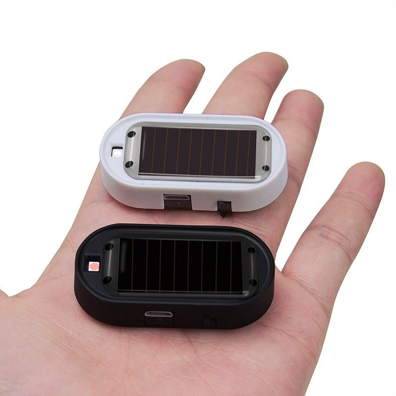 automobile solar energy simulation Anti theft lamp vehicle solar energy simulation Warning lights Inside the car a burglar alarm