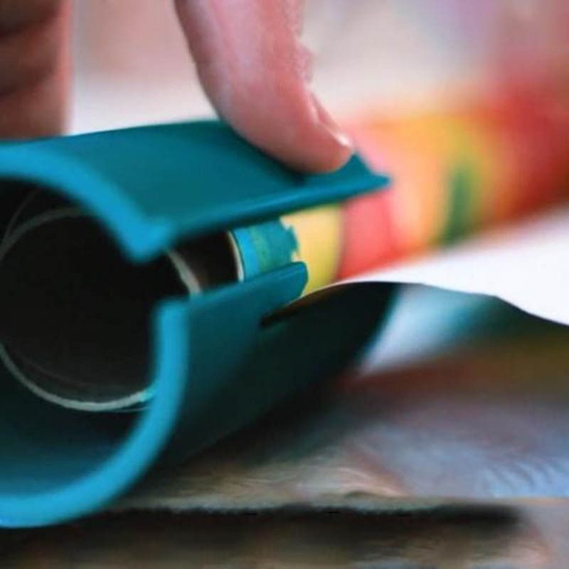 cylinder Portable Paper cutting knife Paper cutter WrapingPperCuter Gift Wrapping Paper cutting knife christmas Paper cutter