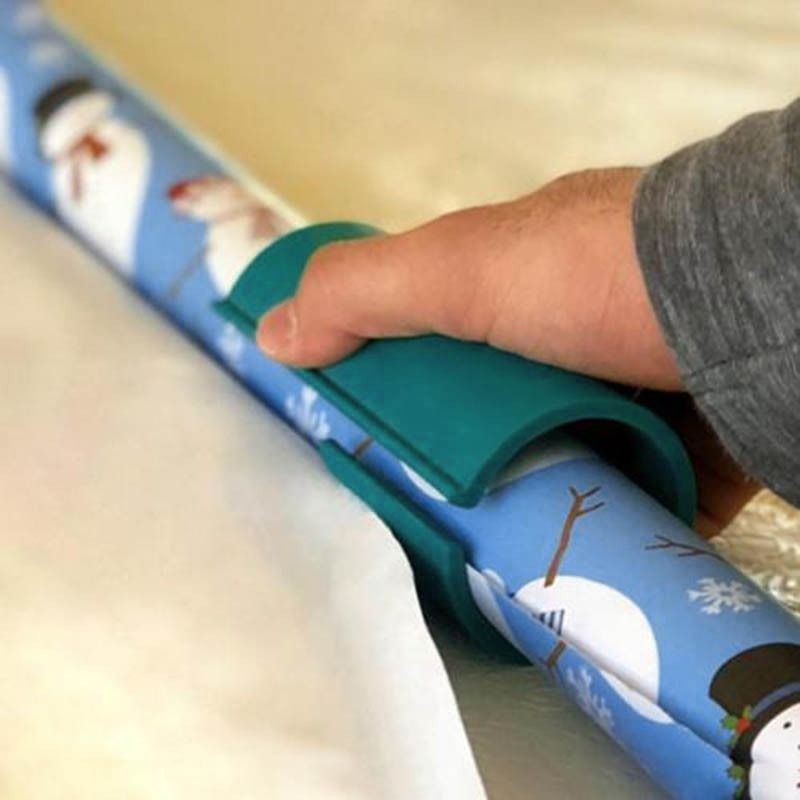 cylinder Portable Paper cutting knife Paper cutter WrapingPperCuter Gift Wrapping Paper cutting knife christmas Paper cutter
