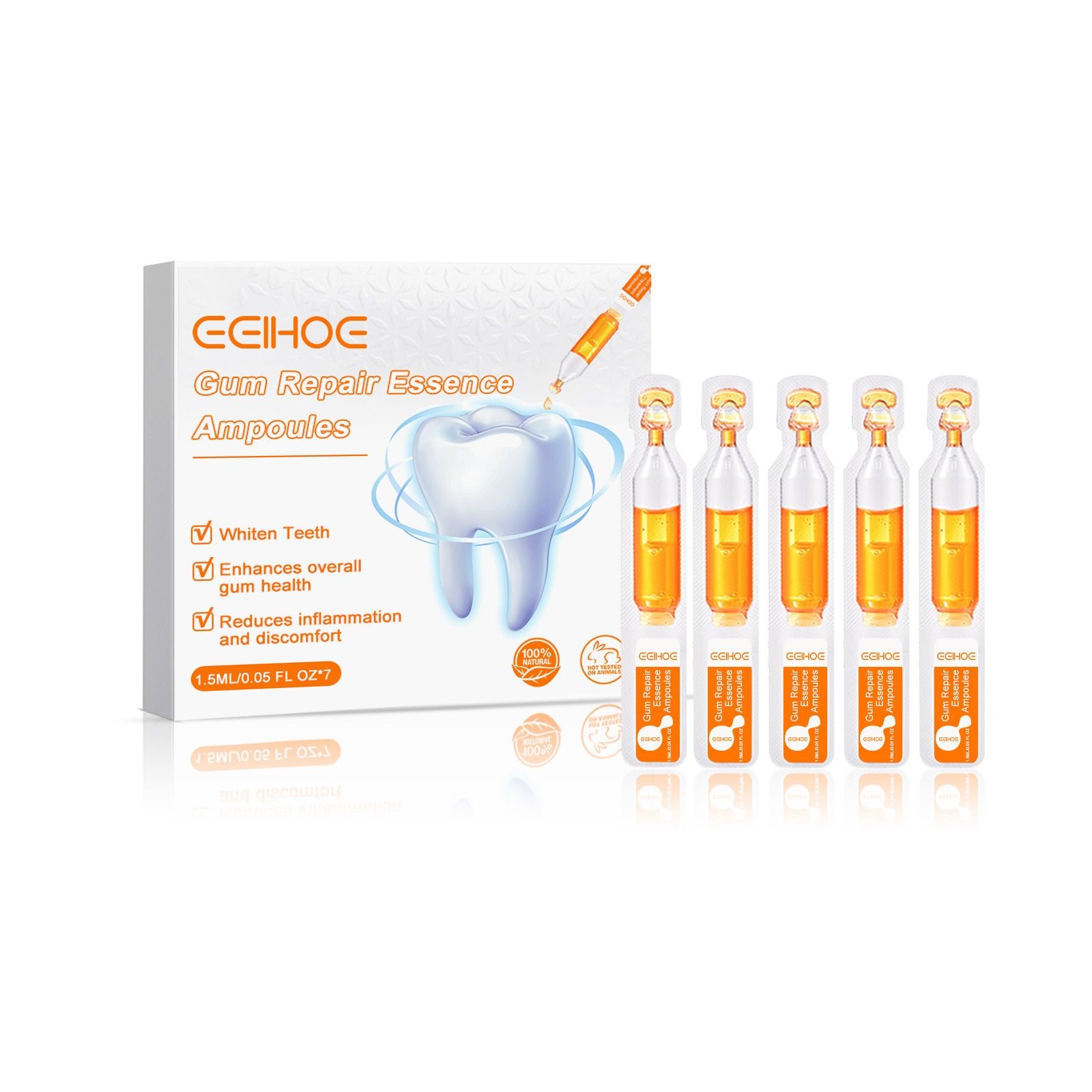 EELHOE tooth repair essence deep clean yellow teeth Tooth stains dental plaque nurture gum oral cavity nursing essence