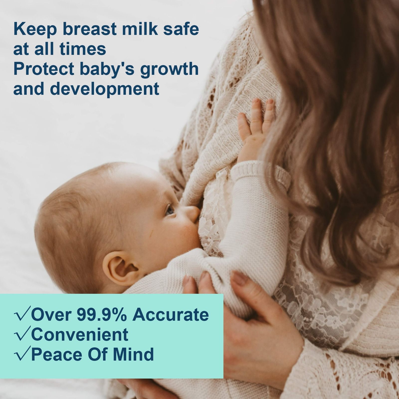 EELHOE breast milk alcohol test strip Home Tests breast milk feed and Breastfeeding mother fast accurate impregnation test strip