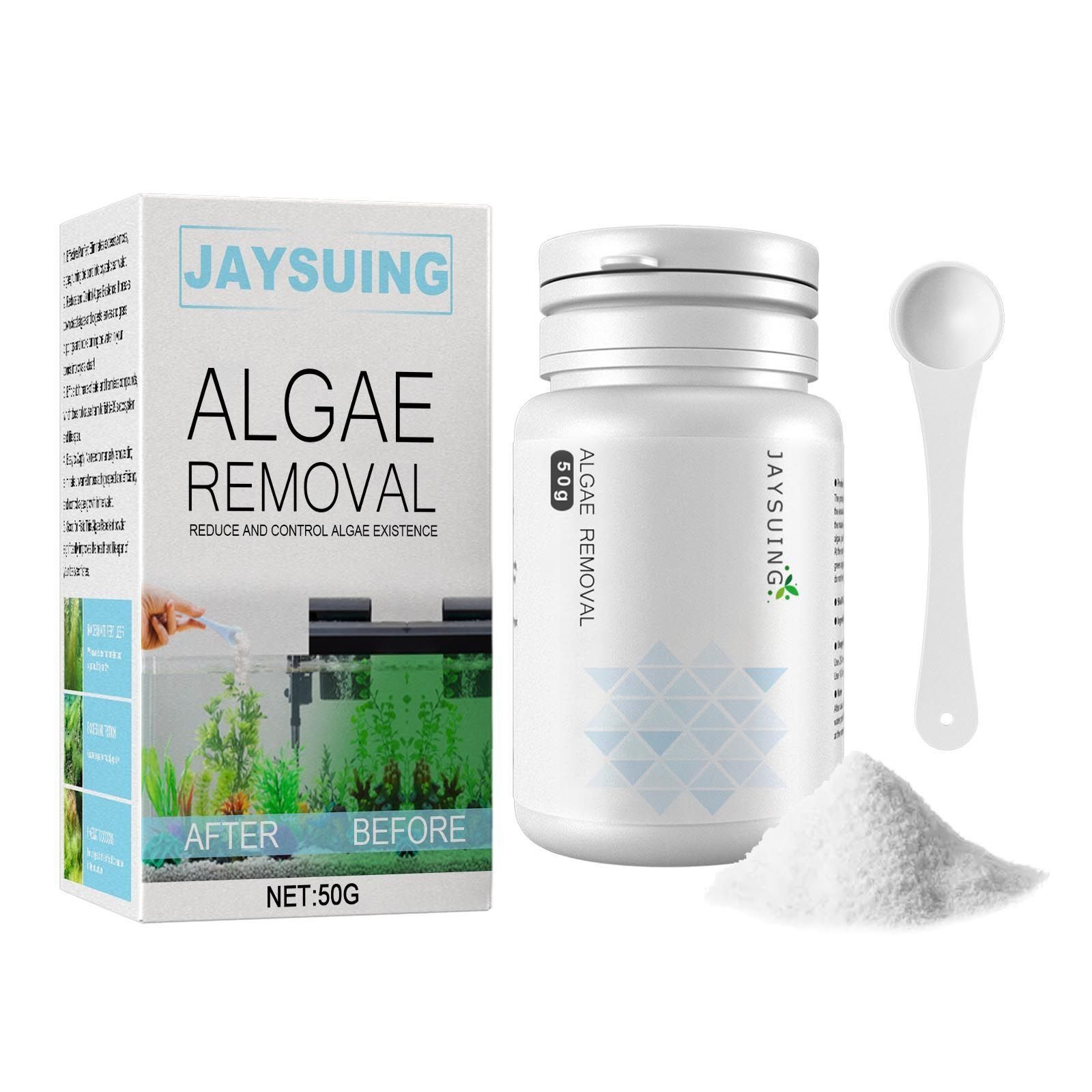 Jaysuing Algae removal De mossing agent Remove moss medicine Algae removal potion fish tank Moss remover aquarium Except for green water