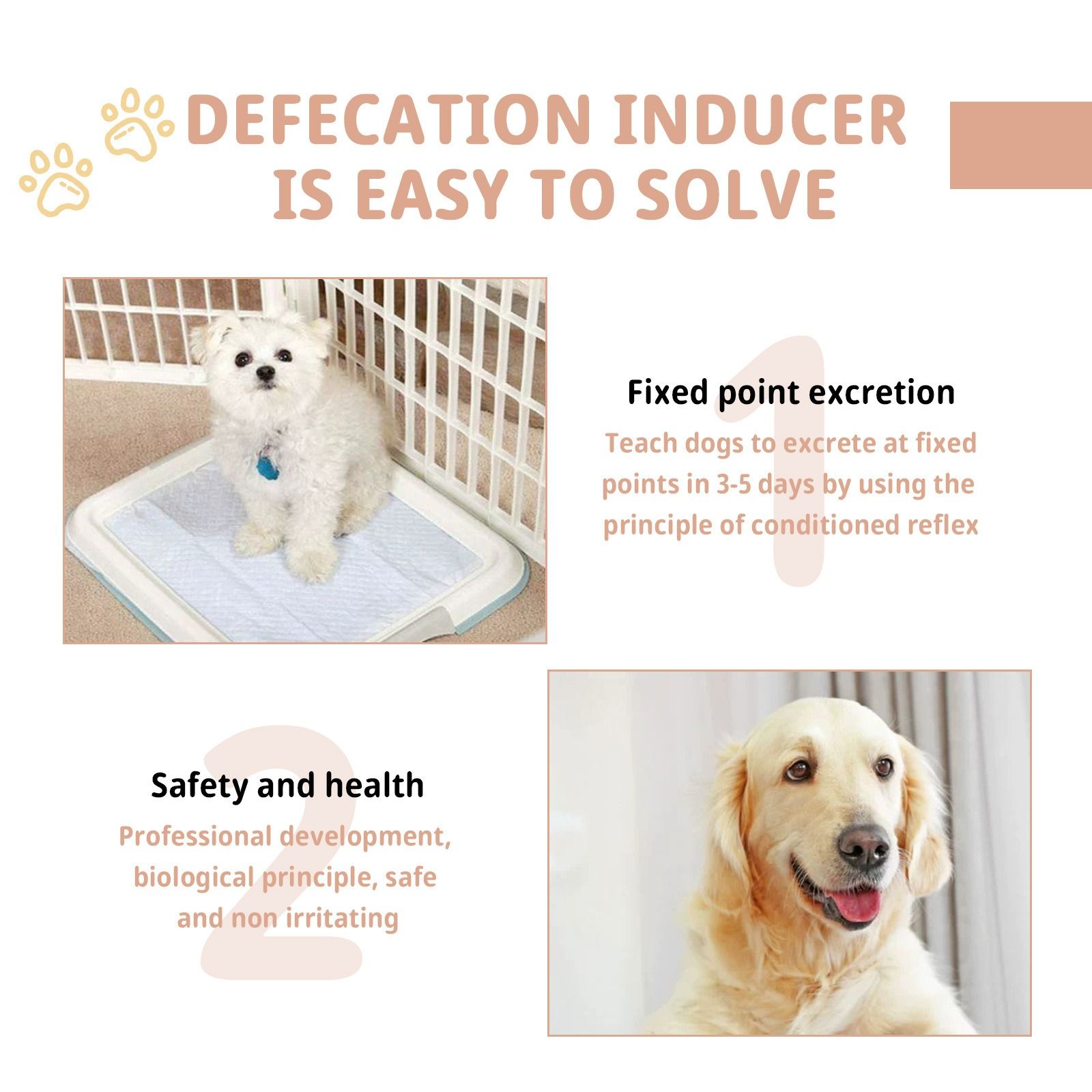 Jaysuing pet defecation inducer pet use the toilet fixed point training induce spray pet toilet inducer