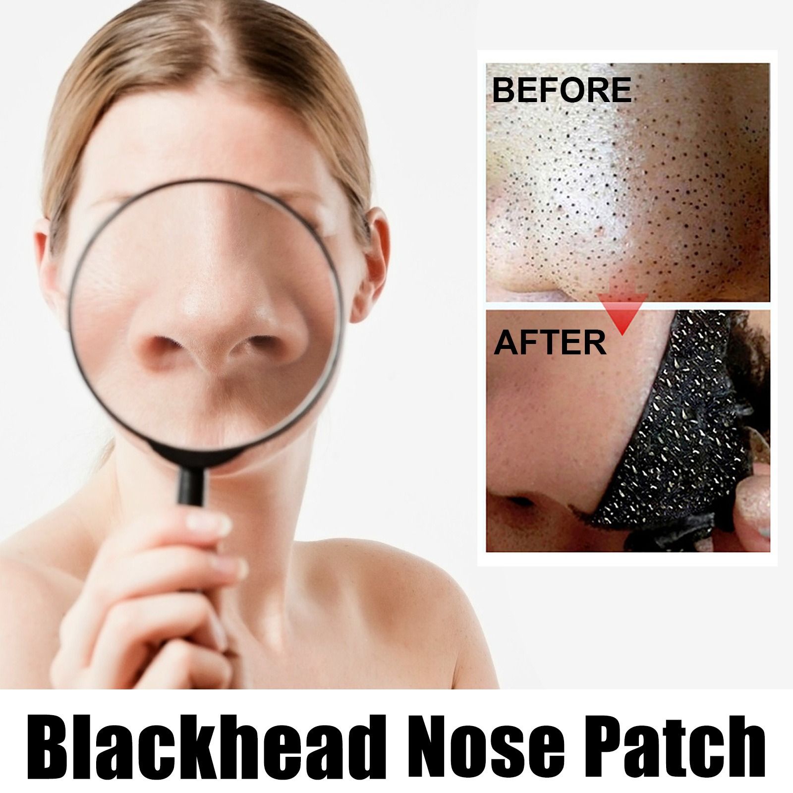 EELHOE nose strip bamboo charcoal remove blackheads Eliminate acne clean pore adsorption grease dirt nose film nose strip