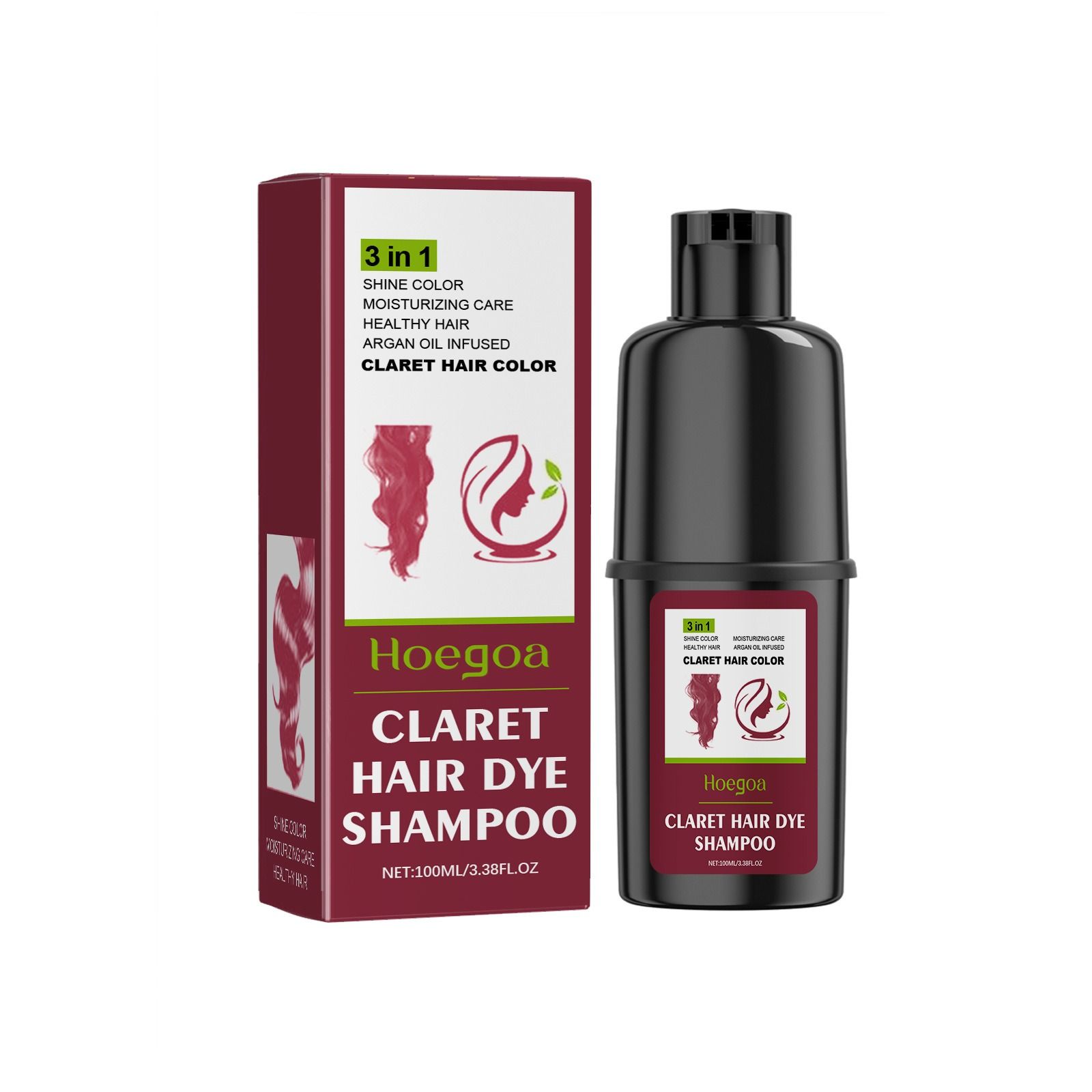 Hoegoa hairdressing shampoo herbal essence moisturize soft and smooth hair care gentle Easy to color Hairdressing shampoo