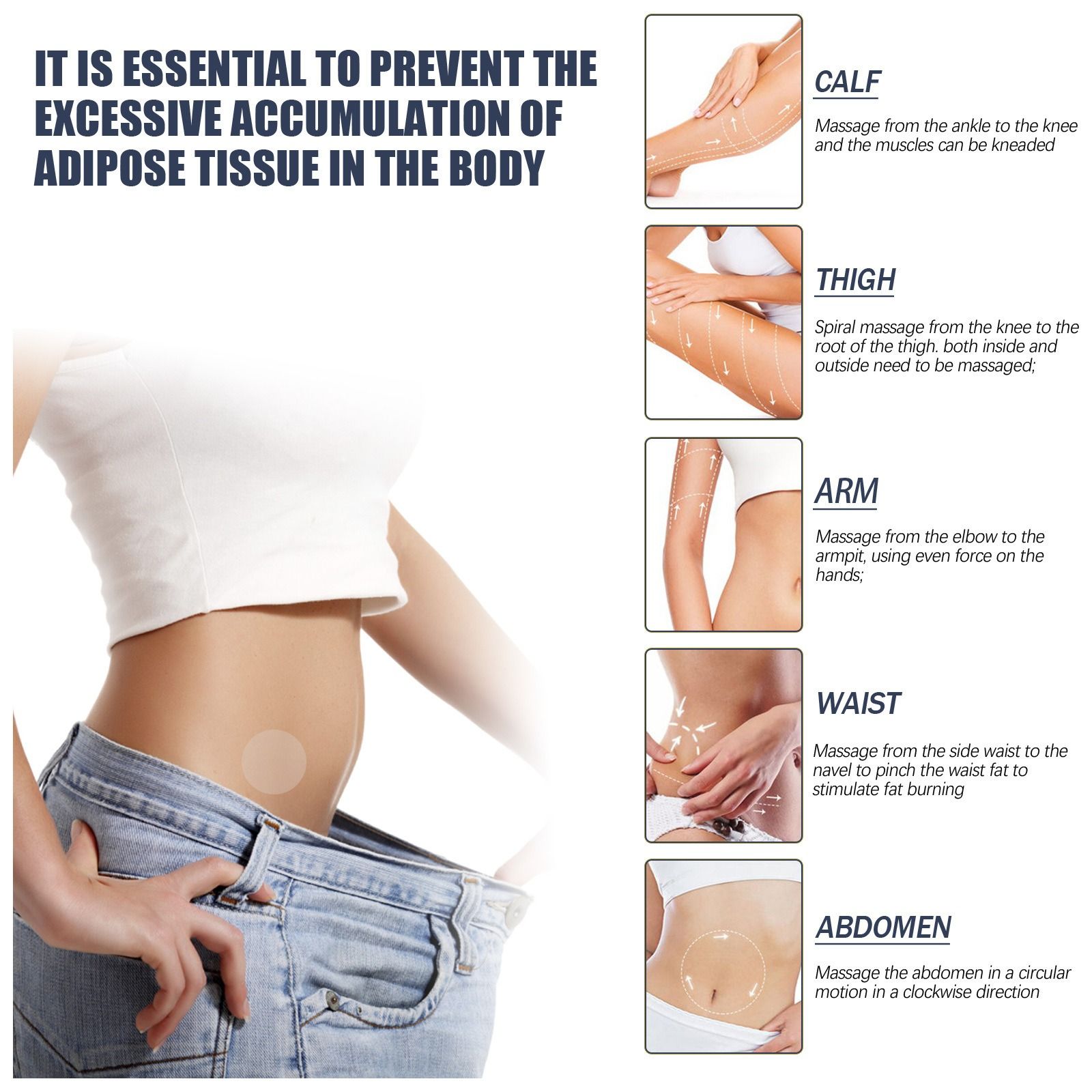 EELHOE Body shaping stickers lazy person beauty Body slimming patch compact big belly thigh muscle slender waist shaping Body slimming patch