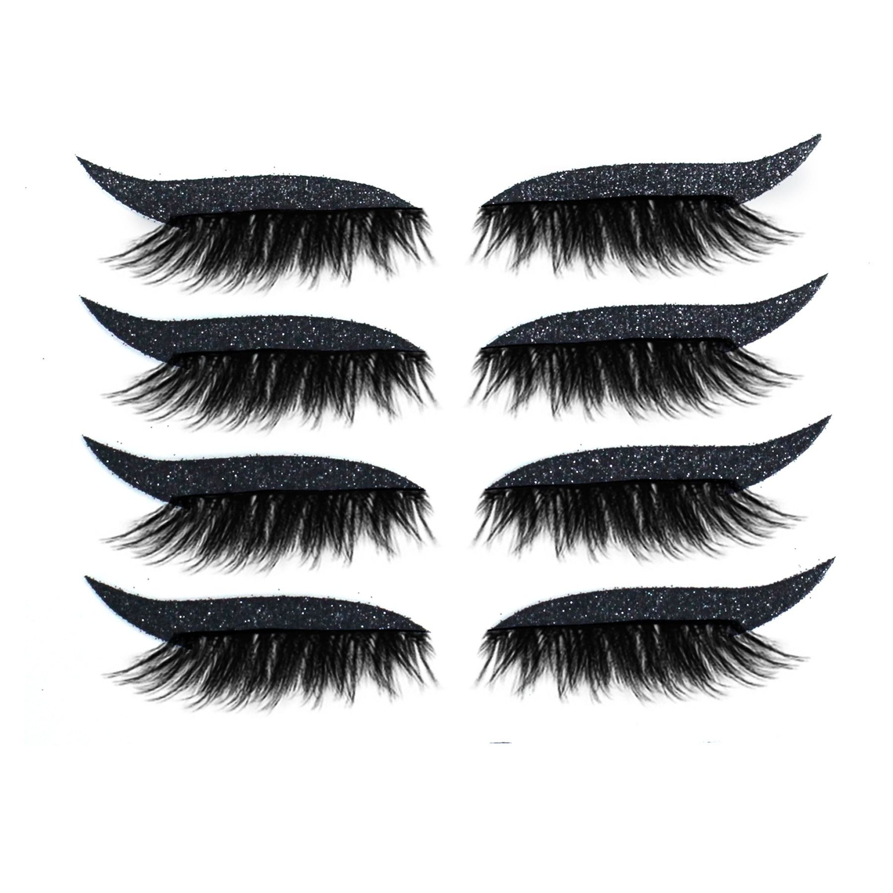 new model Europe and America glitter self-adhesive eyeliner Eye shadow patch double eyelid false eyelashes waterproof party Eye makeup sticker