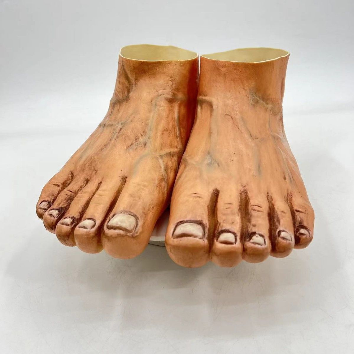 wacky creativity slippers Toe shoes Bigfoot Giant spoof barefoot Red Five Fingers sole Foot shoes toy