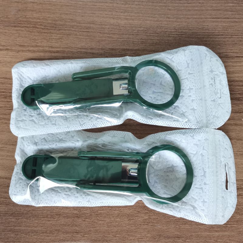 Magnifying glass Nail clipper Home use Anti-splash Elderly Adult Trimming Thick hard nails Senior Single Nail clipper.