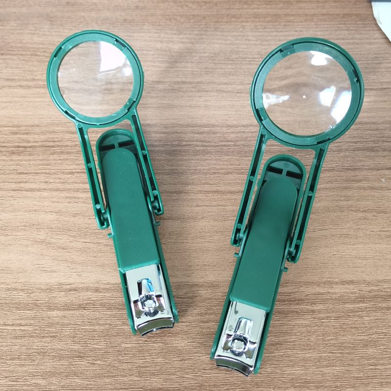Magnifying glass Nail clipper Home use Anti-splash Elderly Adult Trimming Thick hard nails Senior Single Nail clipper.