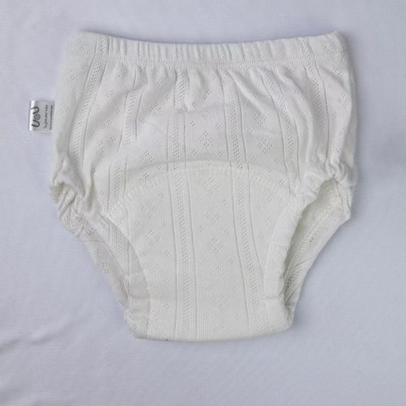 Baby training pants washable openwork breathable diaper pants baby cloth diaper cotton learning pants diaper protector.