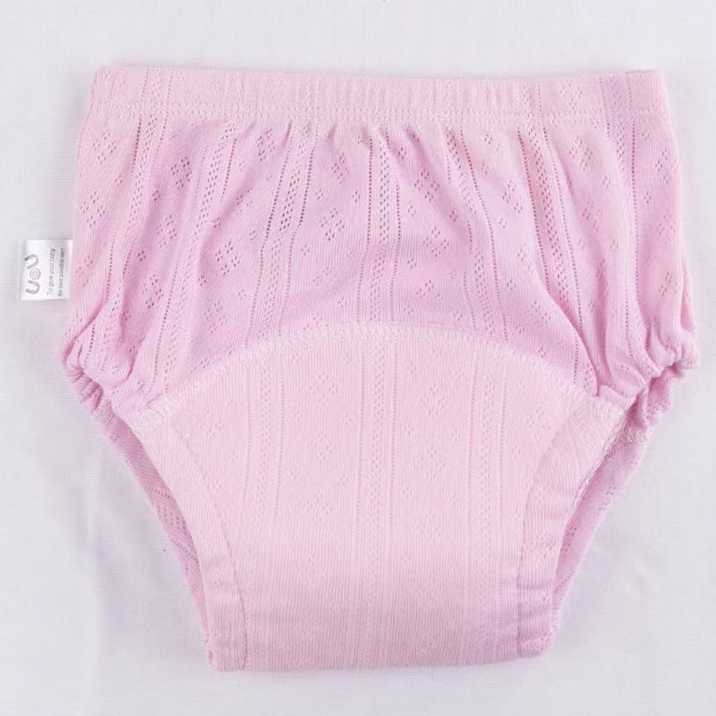 Baby training pants washable openwork breathable diaper pants baby cloth diaper cotton learning pants diaper protector.
