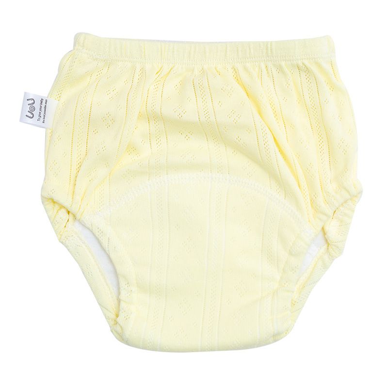 Baby training pants washable openwork breathable diaper pants baby cloth diaper cotton learning pants diaper protector.