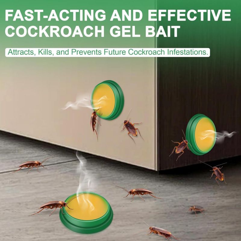 HOMTOPY Home Dormitory Kitchen Strong Cleaning Extermination Removal Cockroaches Pests.