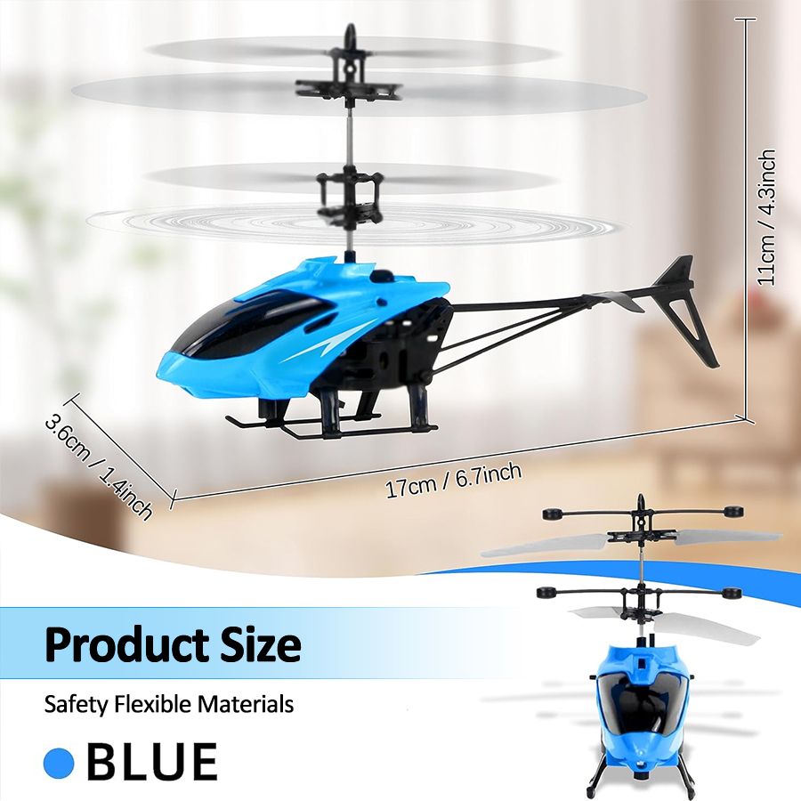 Infrared Induction Remote Control Toy Gyro Helicopter Rc Drone Model Plane