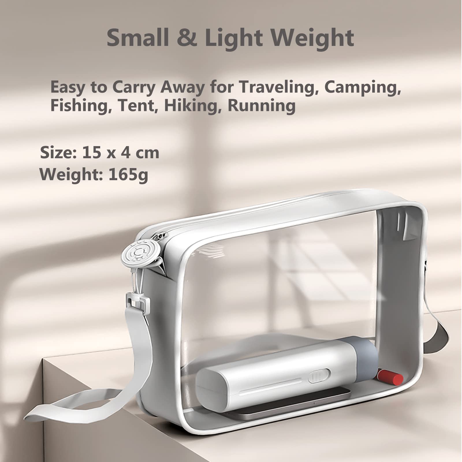 Multifunctional Table Lamp - Adjustable Telescopic Rod Length Table Lamp with Mobile Power Function