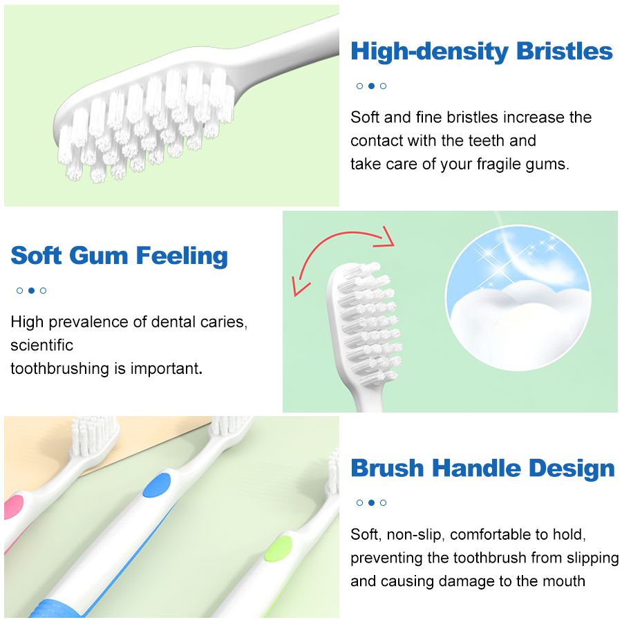 Toothbrush Soft Bristles Tooth Brush With Ergonomic