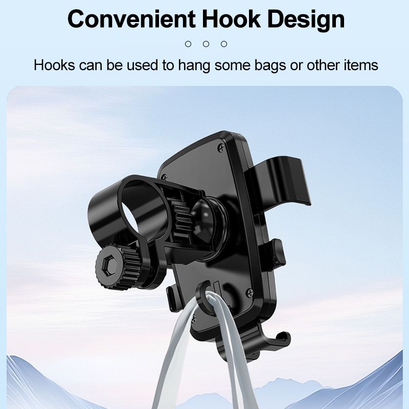 New Arrival Mobile Phone Holder Phone Mount Motorcycle Phone Holder Bicycle Cell Phone Stand Cycling Navigation Phone Stands