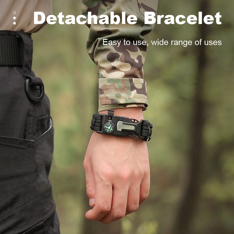 New Arrival Multifunctional Bracelet Nylon Woven Bracelet Outdoor Camping Adventure Bracelet