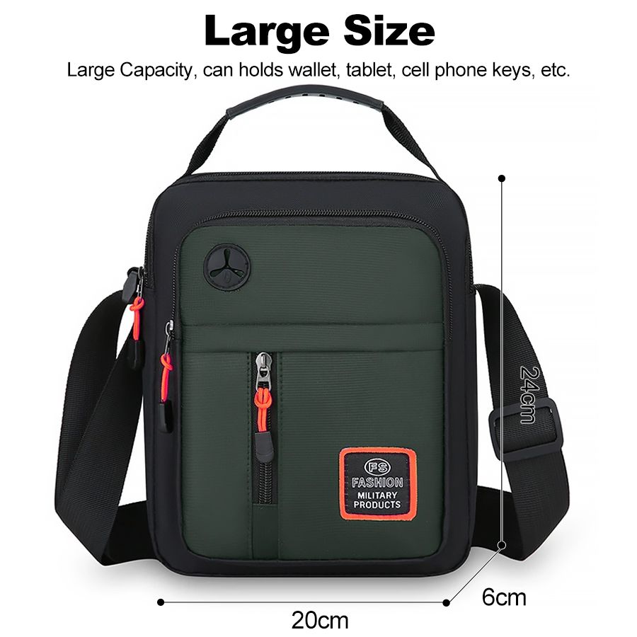Men Cross-body Bag Multi-compartment Bag Oxford cloth Bag Men Bags