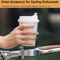 New Arrival Bicycle Metal Drink Holder Coffee Cup Holder Motorbike Beverage Stand Bicycle Accessories Motorcycle Accessories Riding Equipment