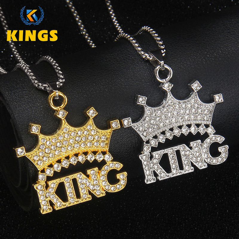 New Arrival Alloy Necklace Pendant Necklace Crown-shaped Pendant Stainless Steel Necklace