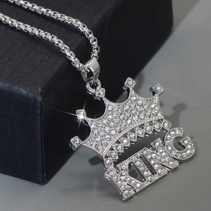 New Arrival Alloy Necklace Pendant Necklace Crown-shaped Pendant Stainless Steel Necklace