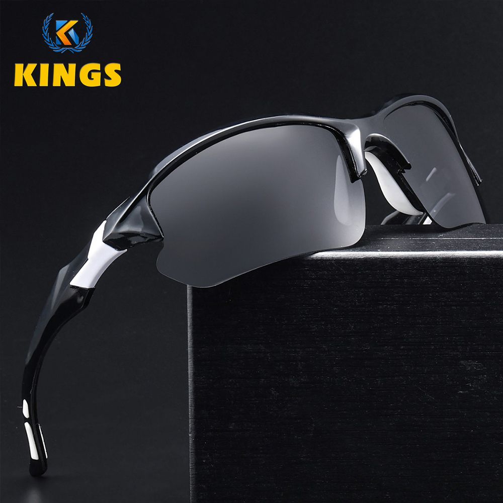 New Arrival Men Sunglasses Outdoor Sports Glasses Personalized Half Rim Glasses Frame Lightweight Sunglasses