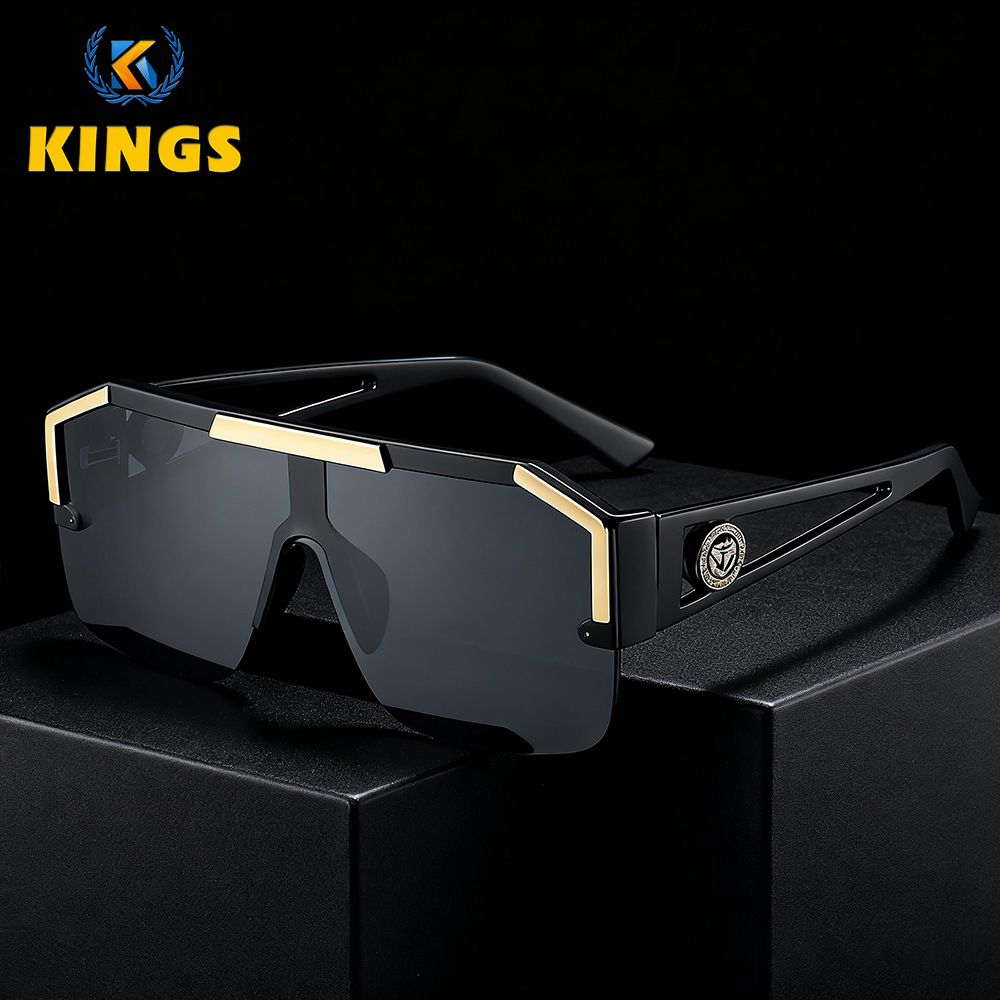 New Arrival Men Sunglasses Stylish all-in-one Sunglasses D-frame Personalized Half Rim Sunglasses