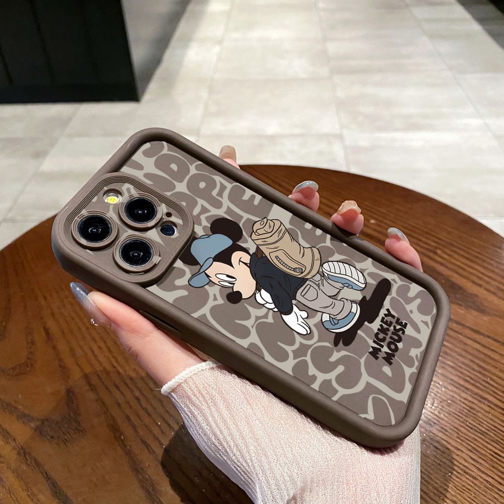 for Xiaomi Redmi Note 13 Pro 5G 12S 4G 12 Turbo 11S 13C 12C Couple Mickey Minnie Full Protective Phone Case Anti Drop Cover