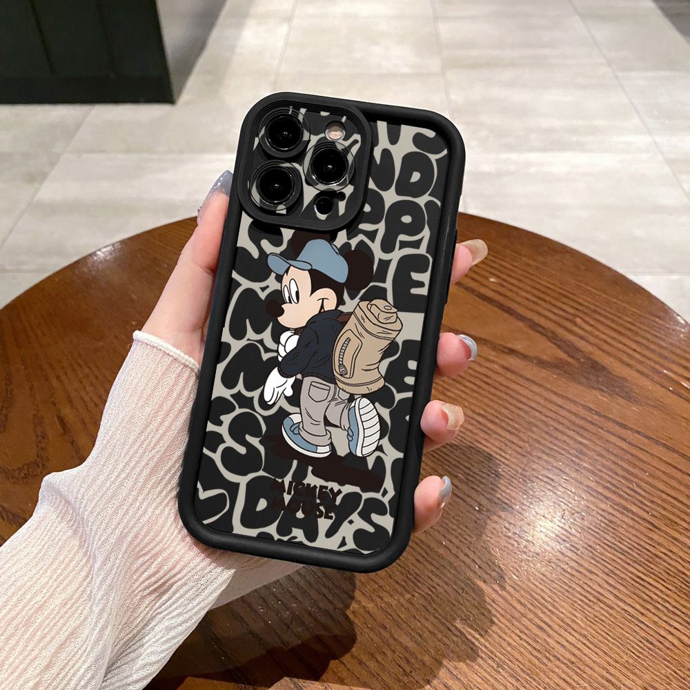 for Xiaomi Redmi Note 13 Pro 5G 12S 4G 12 Turbo 11S 13C 12C Couple Mickey Minnie Full Protective Phone Case Anti Drop Cover