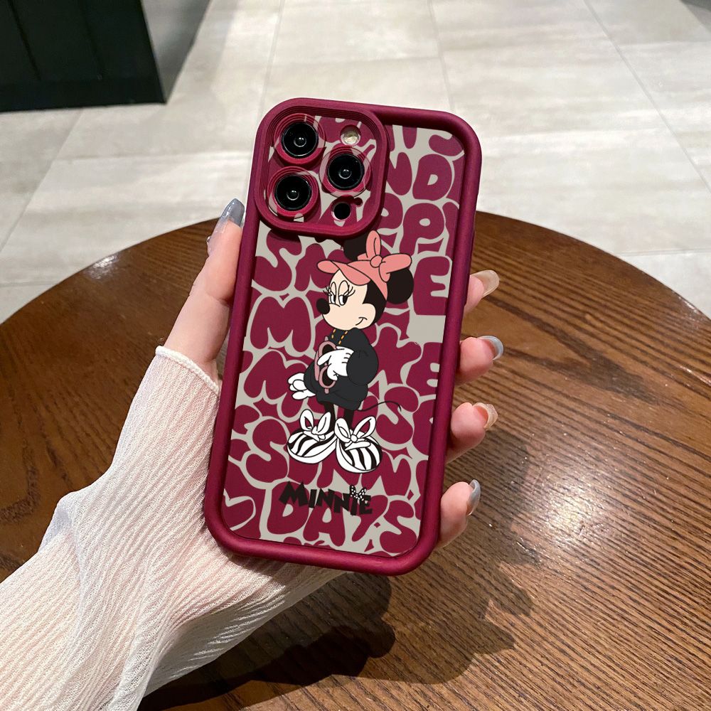 for Xiaomi Redmi Note 13 Pro 5G 12S 4G 12 Turbo 11S 13C 12C Couple Mickey Minnie Full Protective Phone Case Anti Drop Cover