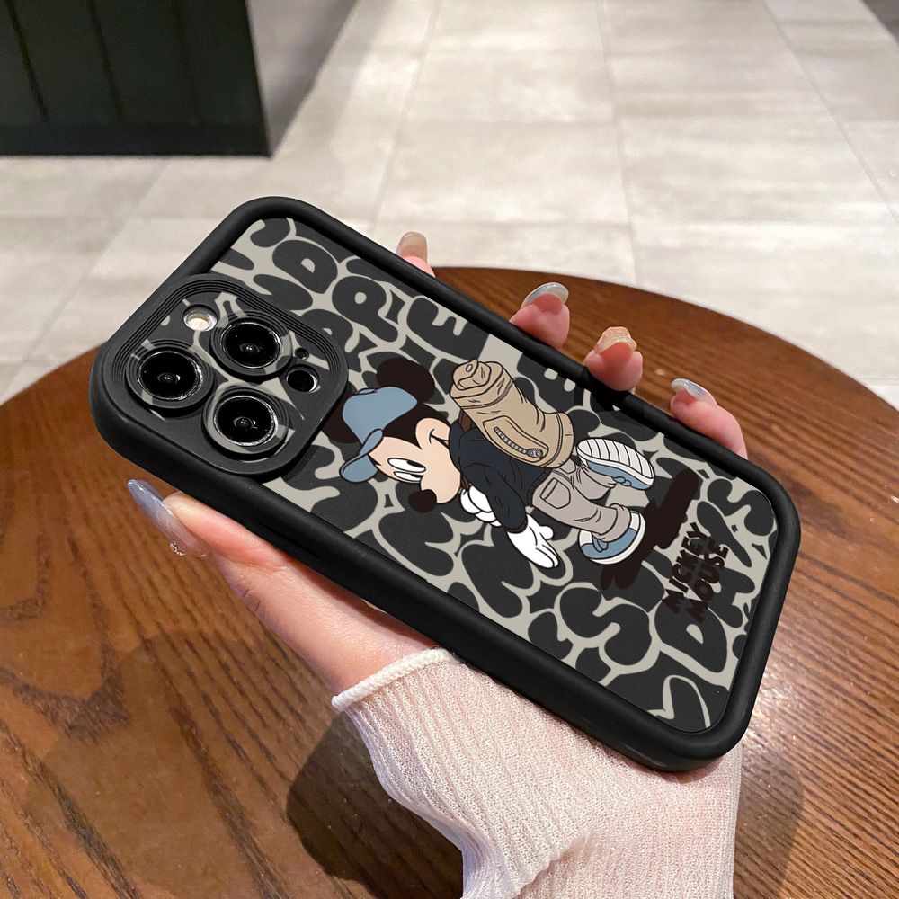 for Xiaomi Redmi Note 13 Pro 5G 12S 4G 12 Turbo 11S 13C 12C Couple Mickey Minnie Full Protective Phone Case Anti Drop Cover