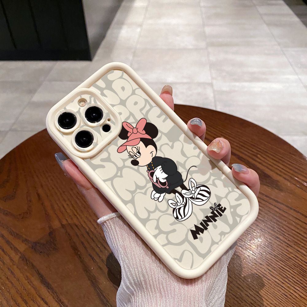 for Xiaomi Redmi Note 13 Pro 5G 12S 4G 12 Turbo 11S 13C 12C Couple Mickey Minnie Full Protective Phone Case Anti Drop Cover