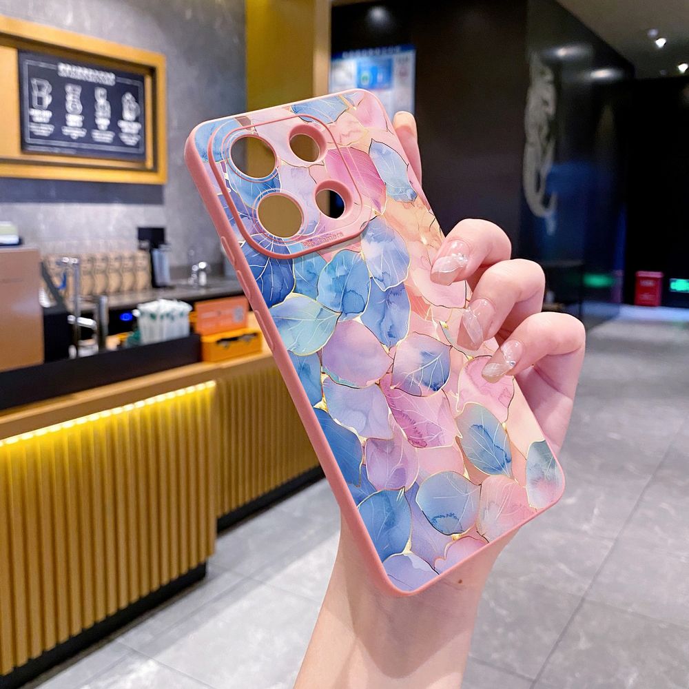 for Xiaomi Redmi Note 13 12 Pro 5G 12S 11S 13C A1 10 Pro 4G 10S Redmi 10C 9C 9S A2 Luxury Leaves Full Protective Case Anti Drop Cover