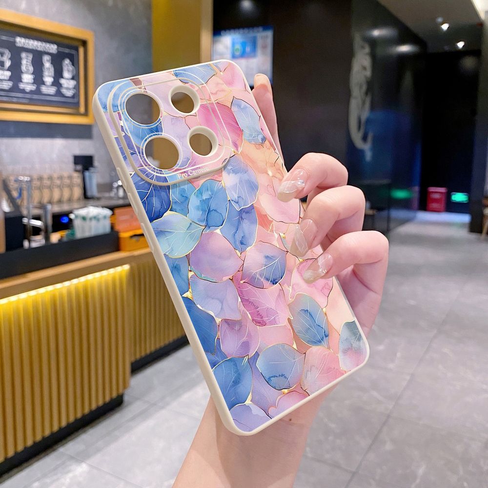 for Xiaomi Redmi Note 13 12 Pro 5G 12S 11S 13C A1 10 Pro 4G 10S Redmi 10C 9C 9S A2 Luxury Leaves Full Protective Case Anti Drop Cover