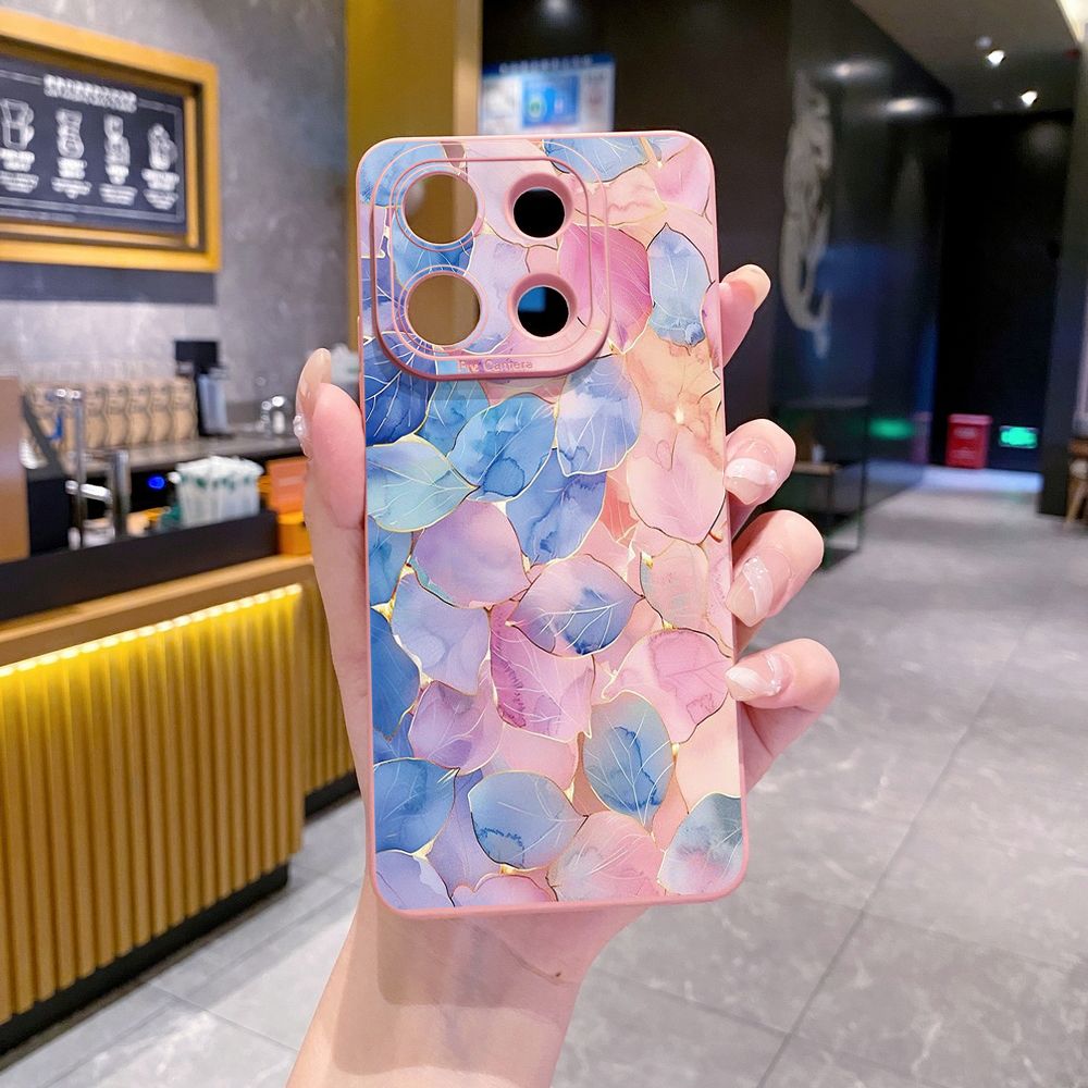 for Xiaomi Redmi Note 13 12 Pro 5G 12S 11S 13C A1 10 Pro 4G 10S Redmi 10C 9C 9S A2 Luxury Leaves Full Protective Case Anti Drop Cover