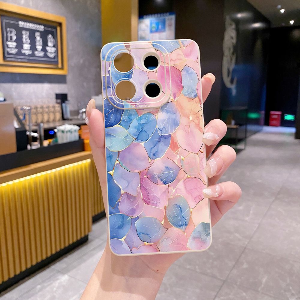 for Xiaomi Redmi Note 13 12 Pro 5G 12S 11S 13C A1 10 Pro 4G 10S Redmi 10C 9C 9S A2 Luxury Leaves Full Protective Case Anti Drop Cover