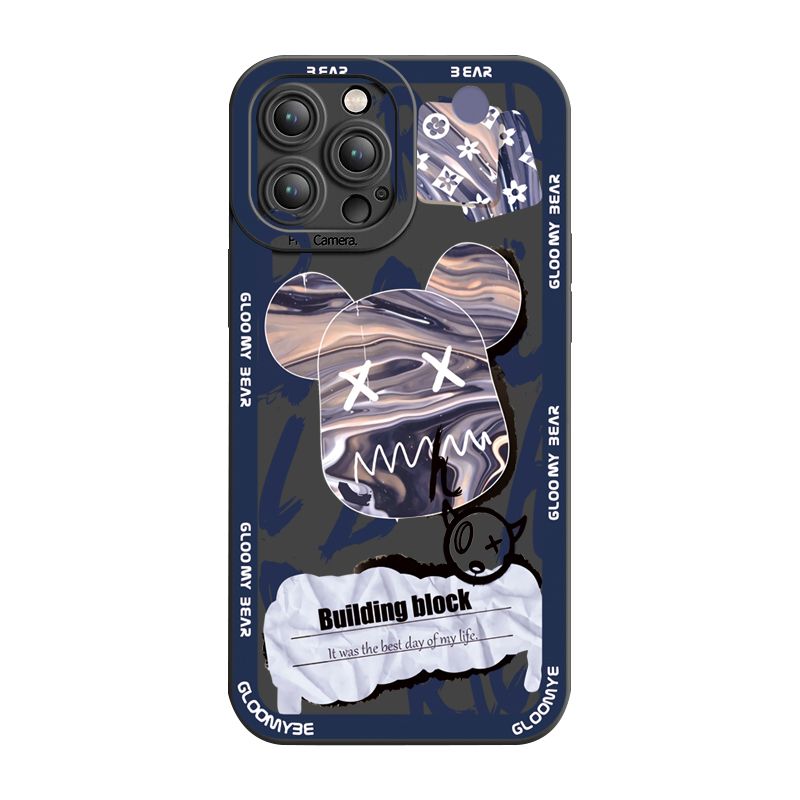 for iPhone 15 Pro Max 14 Plus 13 Pro Max 12 iPhone 11 XR 8 7 SE 2022 XS Max Kaws Coffe Full Protective Case Anti Drop Cover