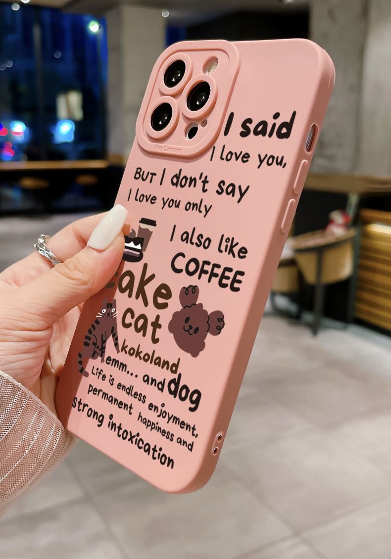 for iPhone 15 Pro Max 14 Plus 13 Pro Max 12 iPhone 11 XR 8 7 SE 2022 XS Max Kaws Coffe Full Protective Case Anti Drop Cover