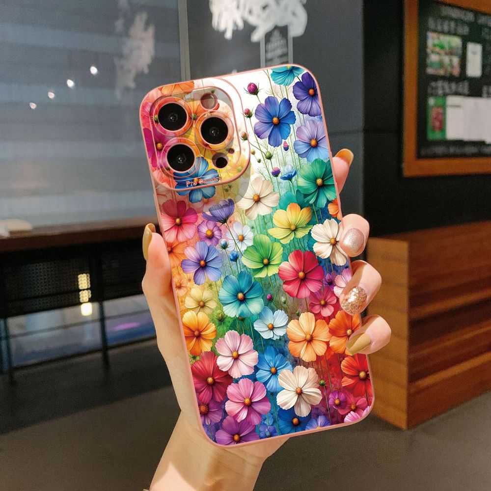 for Xiaomi Redmi Note 13 12 Pro 5G 12S 11S 13C A1 10 Pro 4G 10S Redmi 10C 9C 9S A2 Luxury Golden Flower Full Protective Phone Case Anti Drop Cover