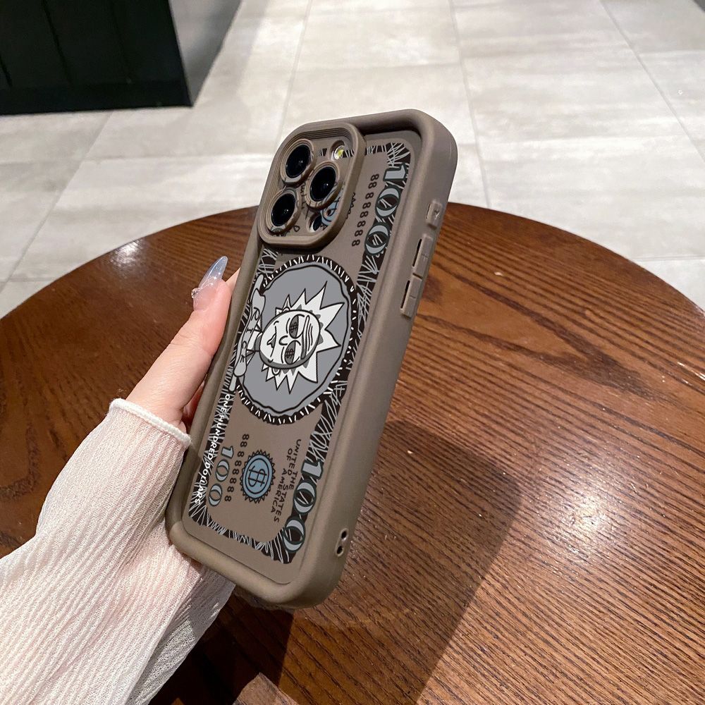 for iPhone 15 Pro Max 14 Plus 13 12 11 XR 8 7 SE 2022 XS Crazy Sientist Full Protective Phone Case Anti Drop Cover