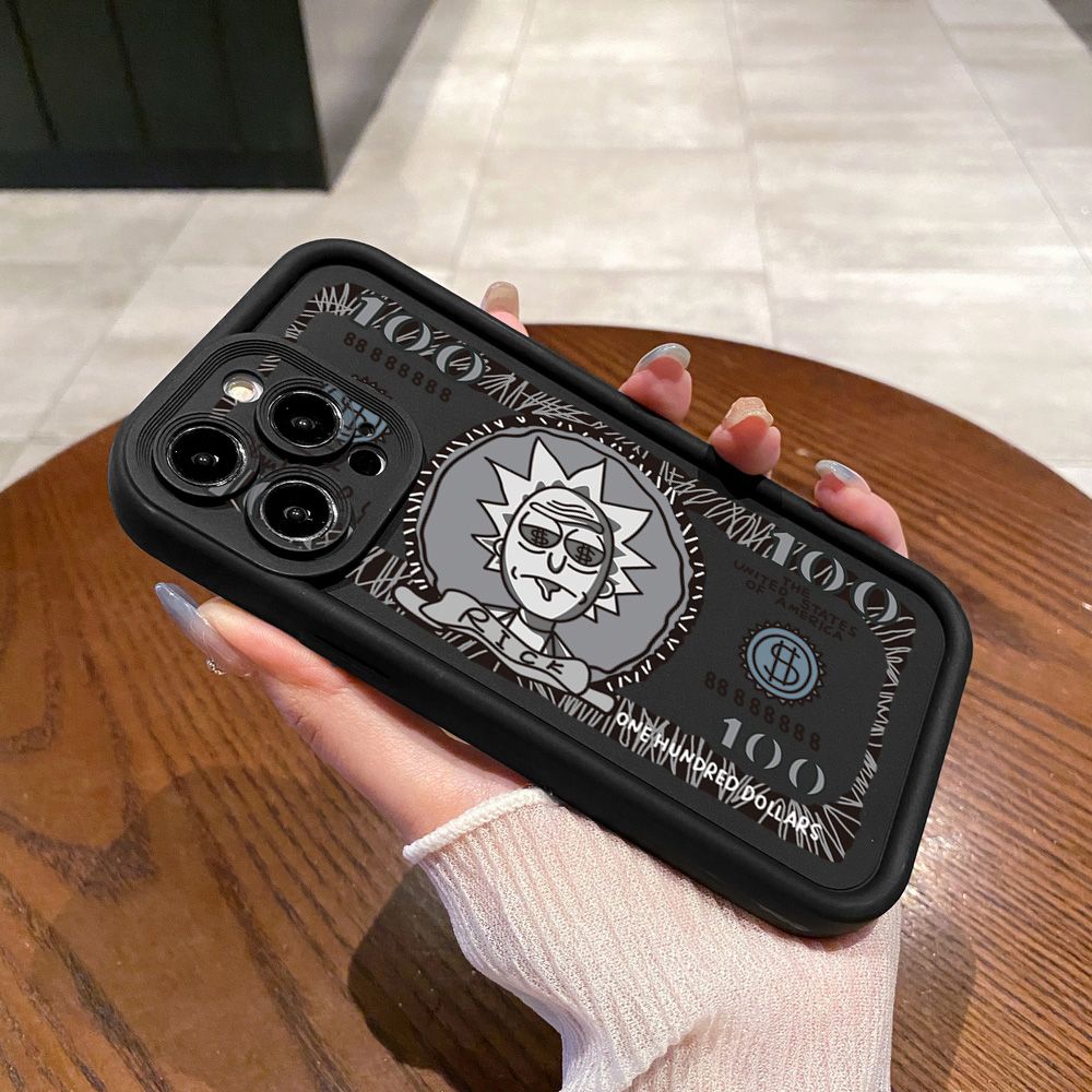 for iPhone 15 Pro Max 14 Plus 13 12 11 XR 8 7 SE 2022 XS Crazy Sientist Full Protective Phone Case Anti Drop Cover