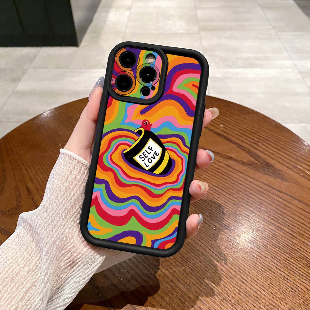 for iPhone 15 Pro Max 14 Plus 13 12 11 XR 8 7 SE 2022 XS Liquid Coffe Full Protective Phone Case Anti Drop Cover