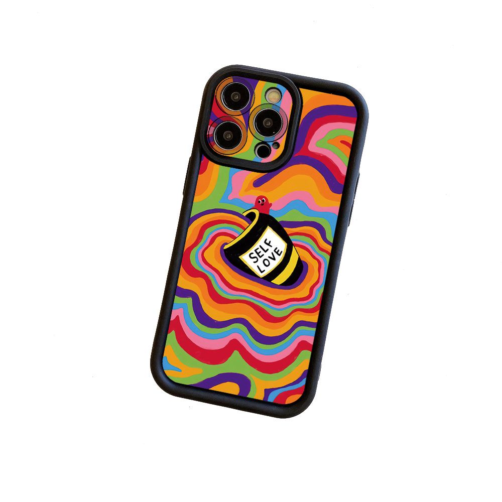 for iPhone 15 Pro Max 14 Plus 13 12 11 XR 8 7 SE 2022 XS Liquid Coffe Full Protective Phone Case Anti Drop Cover