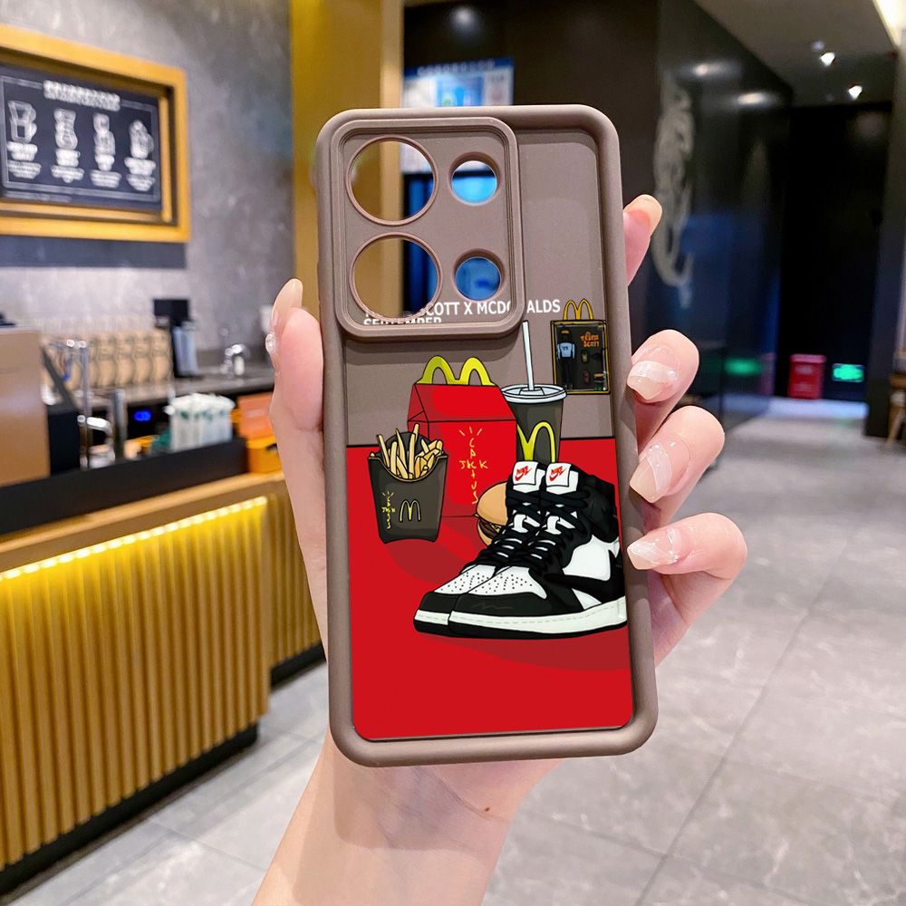 for Xiaomi Redmi Note 13 Pro 5G 12S 4G 12 Turbo 11S 13C 12C Big McDonald's Full Protective Phone Case Anti Drop Cover