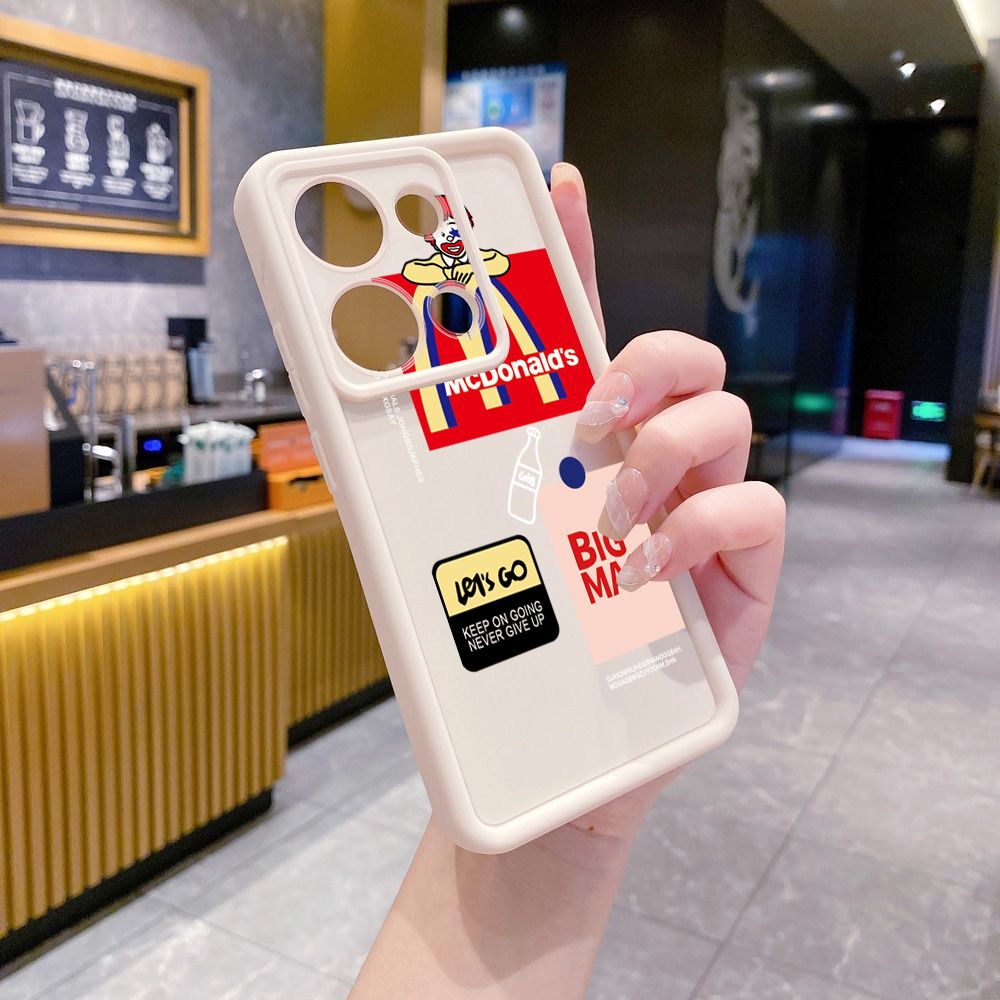 for Xiaomi Redmi Note 13 Pro 5G 12S 4G 12 Turbo 11S 13C 12C Big McDonald's Full Protective Phone Case Anti Drop Cover