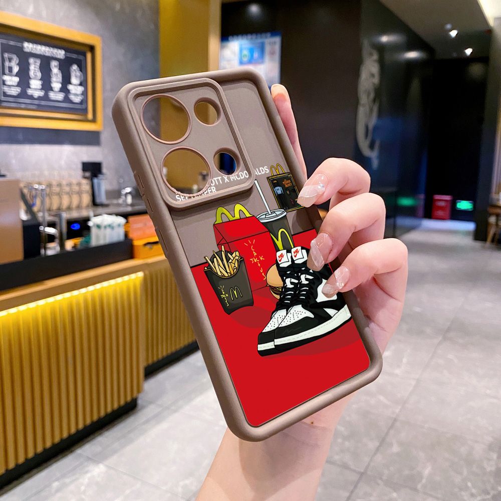for Xiaomi Redmi Note 13 Pro 5G 12S 4G 12 Turbo 11S 13C 12C Big McDonald's Full Protective Phone Case Anti Drop Cover